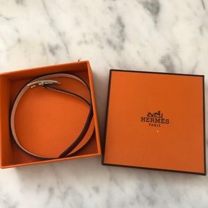 COPY - Hermès leather double wrap bracelet